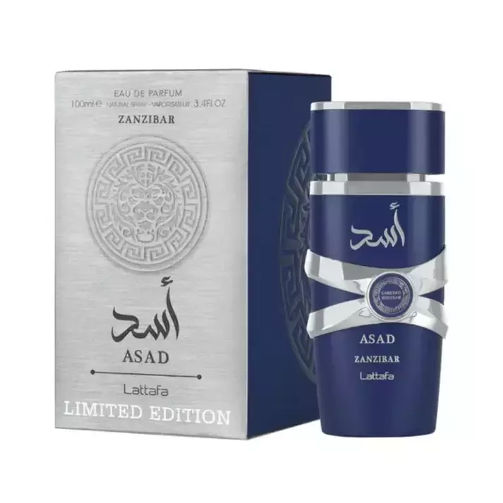 Lattafa Asad Zanzibar Limited Edition EDP 100ml Mascuino - Imagem 3