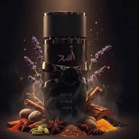 Lattafa Asad Elixir 100ml Masculino + Frete Grátis + Brinde - Imagem 4