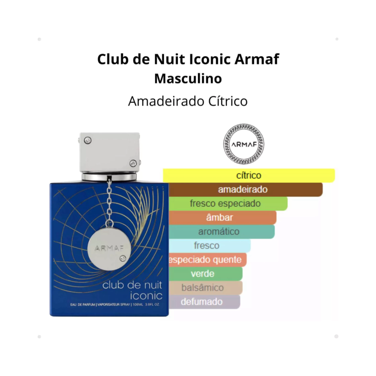 Club de Nuit Iconic 100ml - Frete Grátis + Brinde - Imagem 5