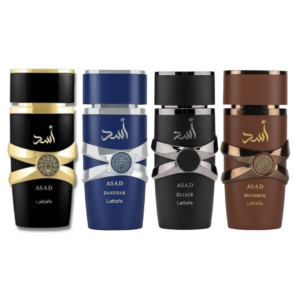 4 Perfumes Árabes - Asad | Asad Elixir | Asad Bourbon | Asad Zanzibar + Frete Grátis + Brinde